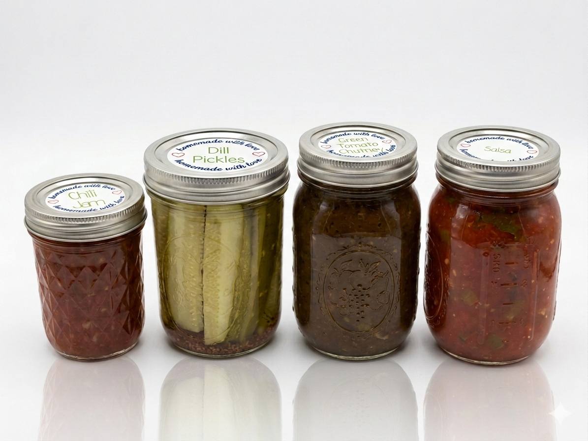 Chilli Jam, Pickles, Chutney, Salsa